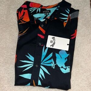 Men’s BILLABONG Floral Short Sleeve Shirt! NEW! 🔥